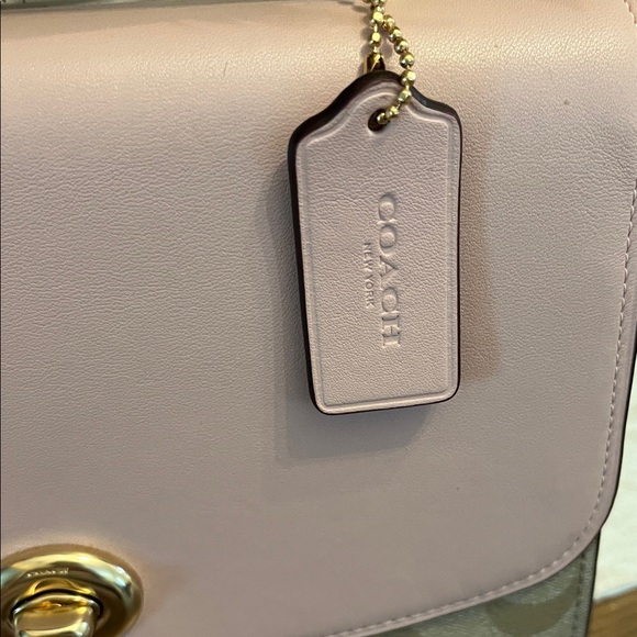Coach Blush Pink and Beige Shoulder Bag main image 14